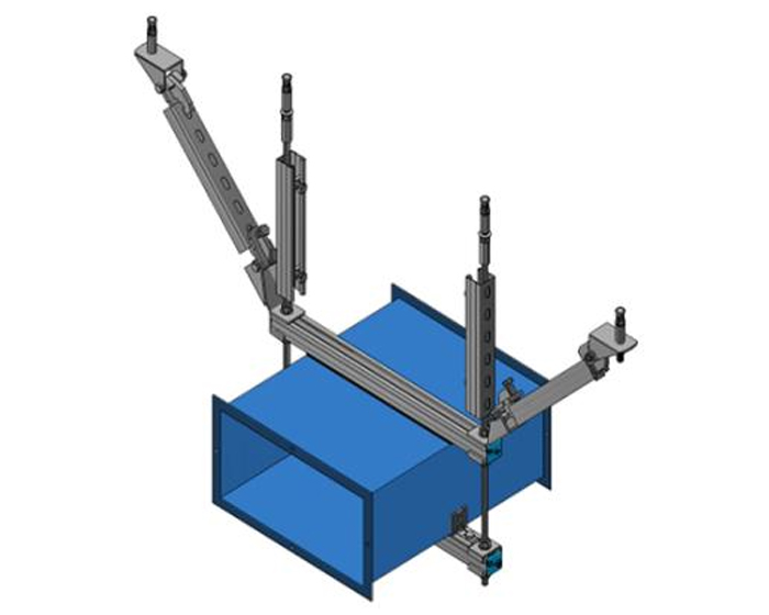 厦门风管双侧向抗震支架